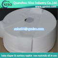 Matéria prima sanitária do guardanapo - polpa do fluff + papel absorvente da seiva